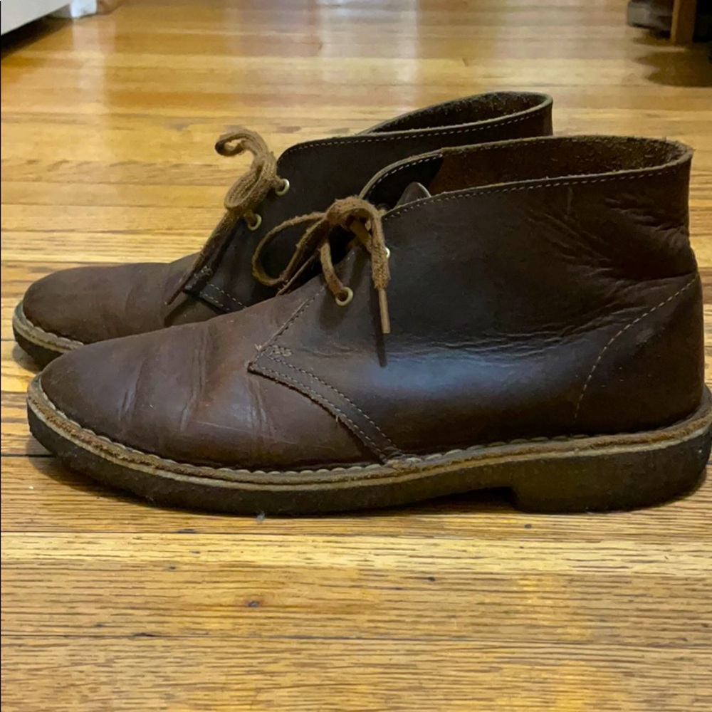 Clarks Beeswax Leather Desert Boot